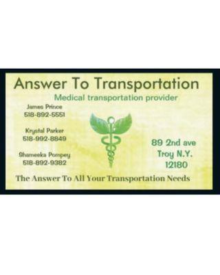 Answer To Transpotation