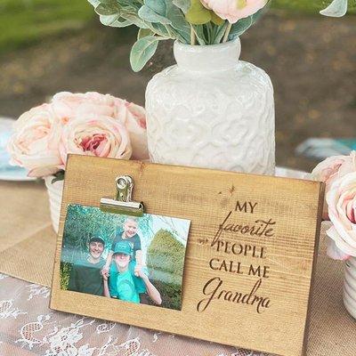 Customizable picture frames for that special person in your life!