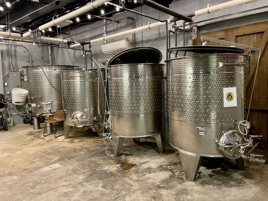 The winemaking equipment