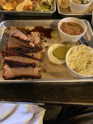 Brisket meat plate