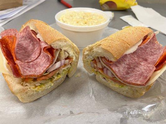 Italian Sandwich. Really good. Great soft bread.