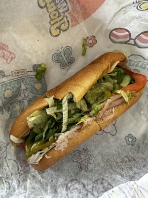 Turkey hoagie