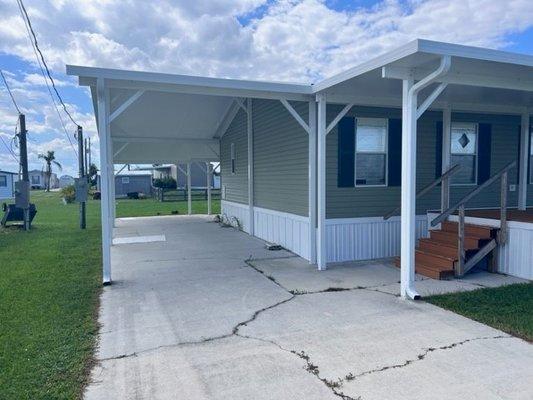 New Carport and Porch Roof