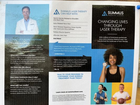 The Summus laser brochure