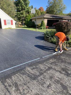 My Name David Guy and I had Asphalt Paving And Maintanence to Pave my driveway very Pleased