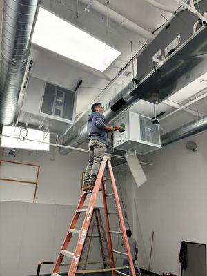 Comercial Dehumidifier Install