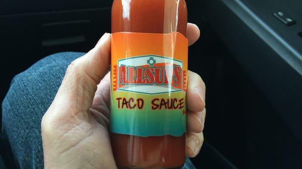 Allsup's own taco sauce