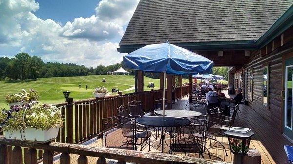 Beautiful views and relaxing atmosphere from the deck.