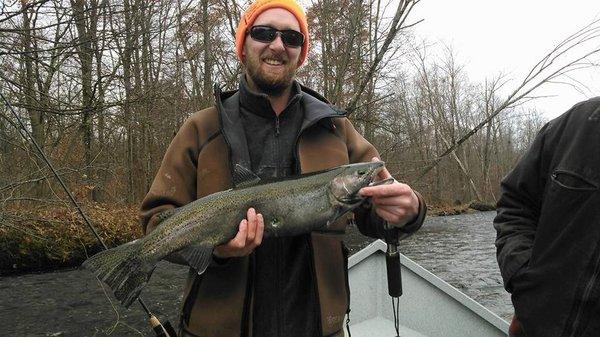 Fishing Trout at Salmon River