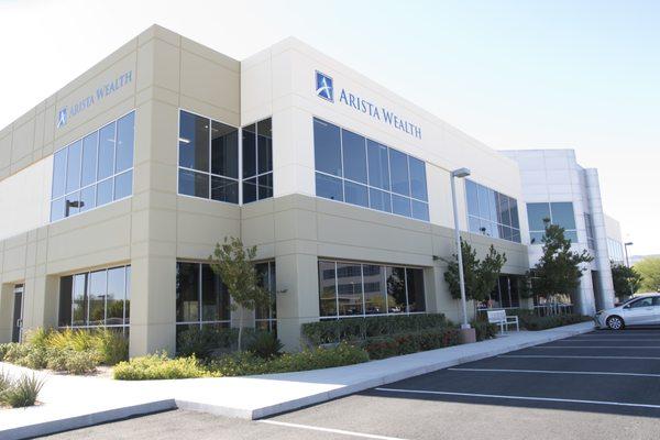 Arista Wealth Management's office at 8876 Spanish Ridge Ave, Suite 202, Las Vegas, Nevada 89148