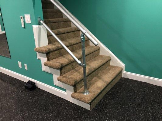 Not a single seam on these open end stairs.