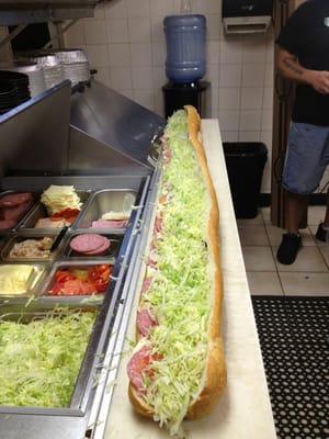 6 foot bread