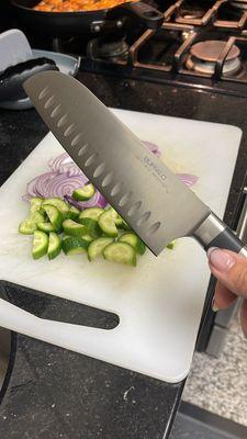 I needed a new knife and Pacific Hoods employee recommended this knife. This knife did not disappoint. Very sharp and easy to handle!