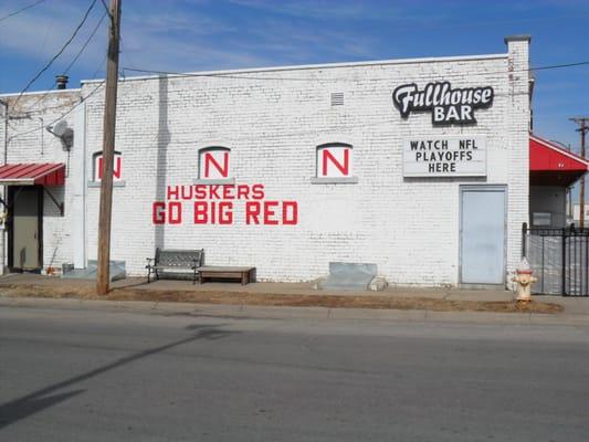 South side of building