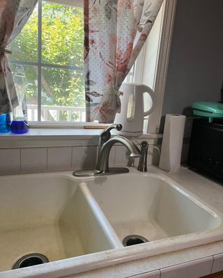 After of a sink