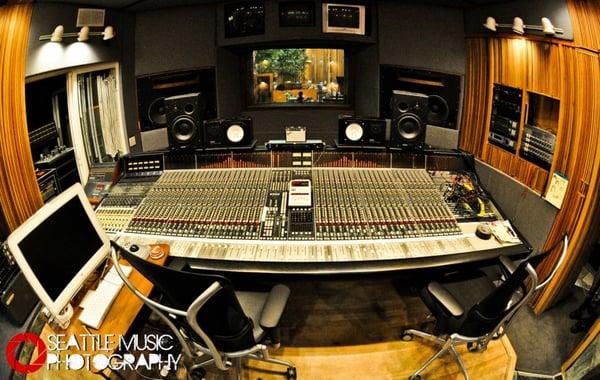 Robert Lang Studios control room