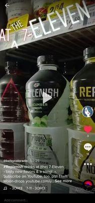 Replenish electrolyte drinks @ 7-ELEVEn.