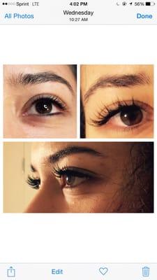 Classic set of minx lash extentions