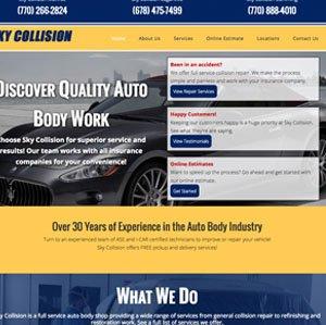 Bodyshop Website Design