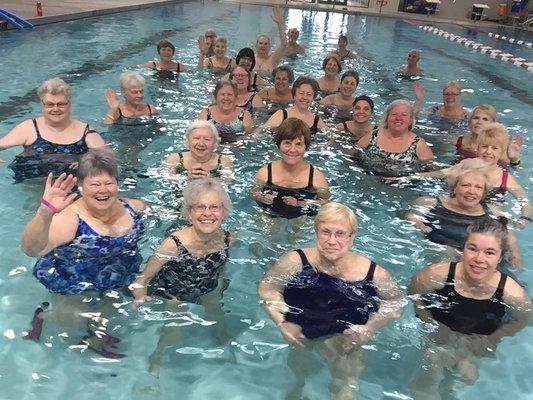 Aqua Aerobics! Such a fun class!!