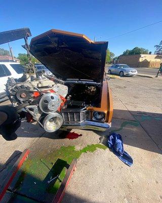 Engine removal