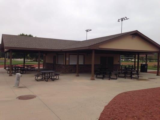 Concession stand by the softball fields