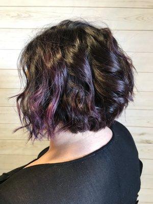 #purplebalayage