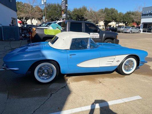 Chevy corvette detailing done