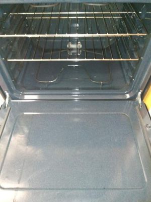 Oven clean out by hand