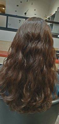 Digital perm results (back)