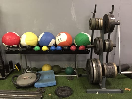 Medicine balls of all sizes