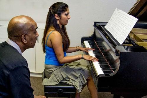 Piano lesson