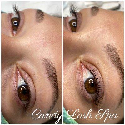 Lash lift & tint