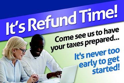 Tax Time. Huge Refund. IRS Audit Free.