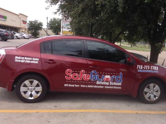 Learning how to drive is so much easier when it is in SafeGuard's new student car.