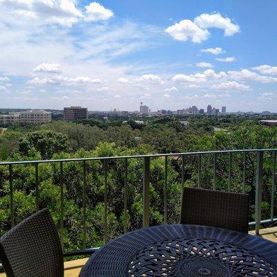 The Skyline Restaurant on the campus of Trinity University, San Antonio.