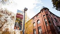 Alexander Hall, SPU's first building and in 2014 the City of Seattle designated Alexander Hall a historic landmark.