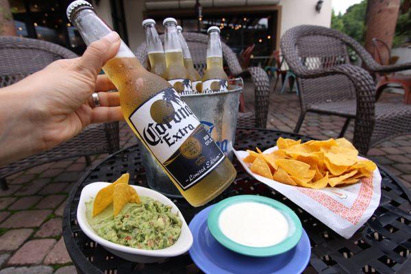 For a refreshing and fun time get a beer bucket. Great for sharing! Choose your favorite bottle beer and drink up!