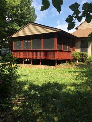 Screened in Porch After We Left