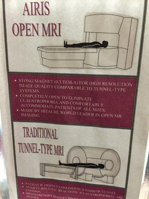 Open ve. Traditional MRI