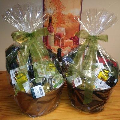 Gift baskets for all occasions available to custom create.