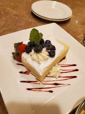 Tres Leches Cake - it was good but I expected more milk from the dessert.