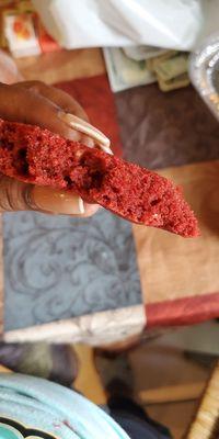 INFUSED red velvet cookie...