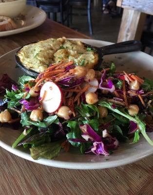 Shepherd's pie with fresh salad