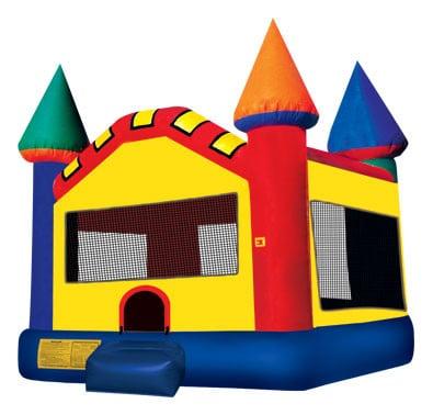 The medium-sized Castle 2 will let your attendees have a royal bouncing time in this bright and happy bounce house. Little princes and princ