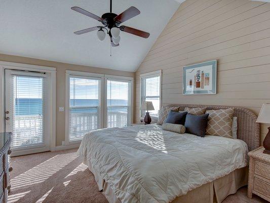 Master Bedroom at Quiet Surf II vacation rental townhome in Destin