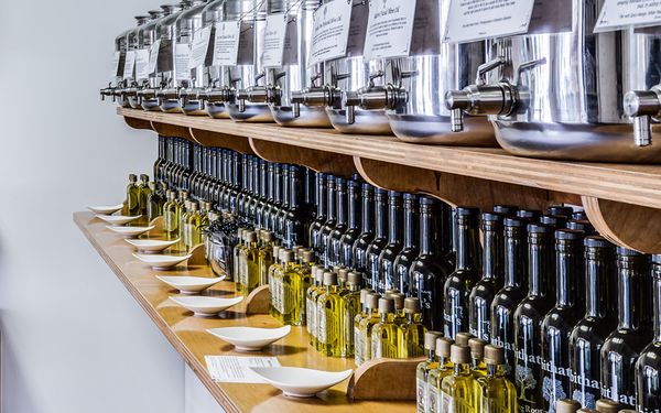 Traditional and fused olive oils.