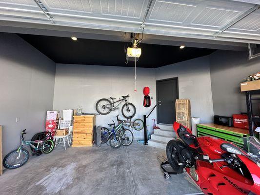 My painted garage