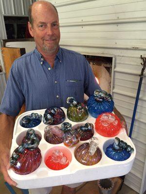 Hand blown glass from Ferguson Gallery!