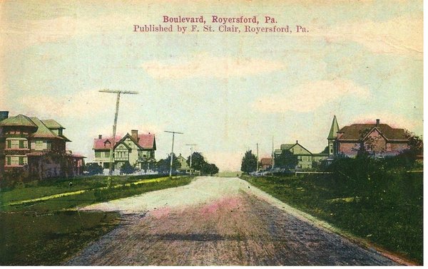 Royersford, PA Antique Postcard ca. 1911